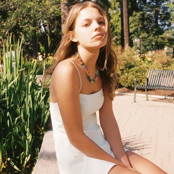 ZARA LINEN BLEND DRESS SZ XL - Picture 2 of 6